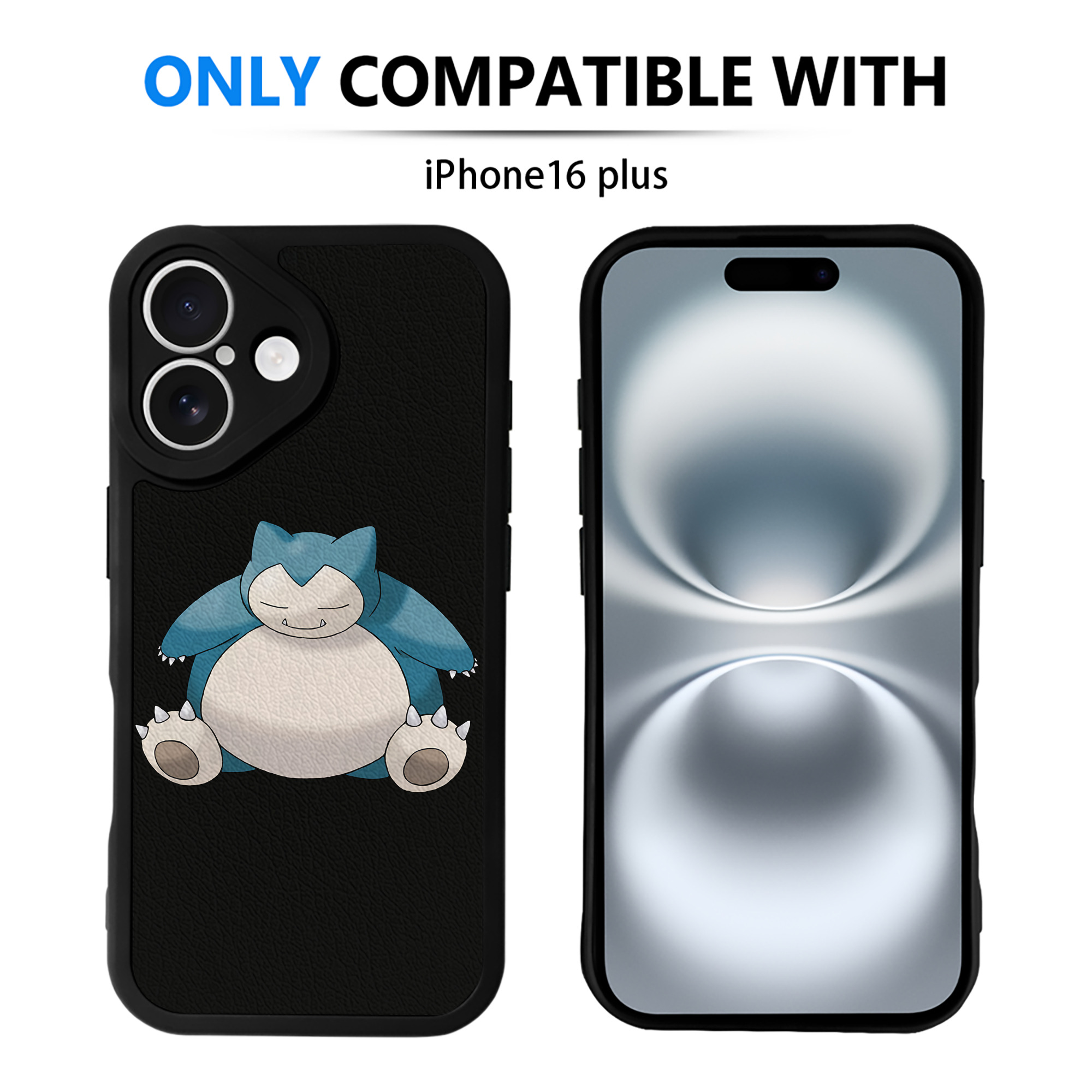 （画像用） ポケットモンスター Pokémon 【iPhone 16シリーズ対応】シリコンスマホケース（レザー調） 材質：シリコン
